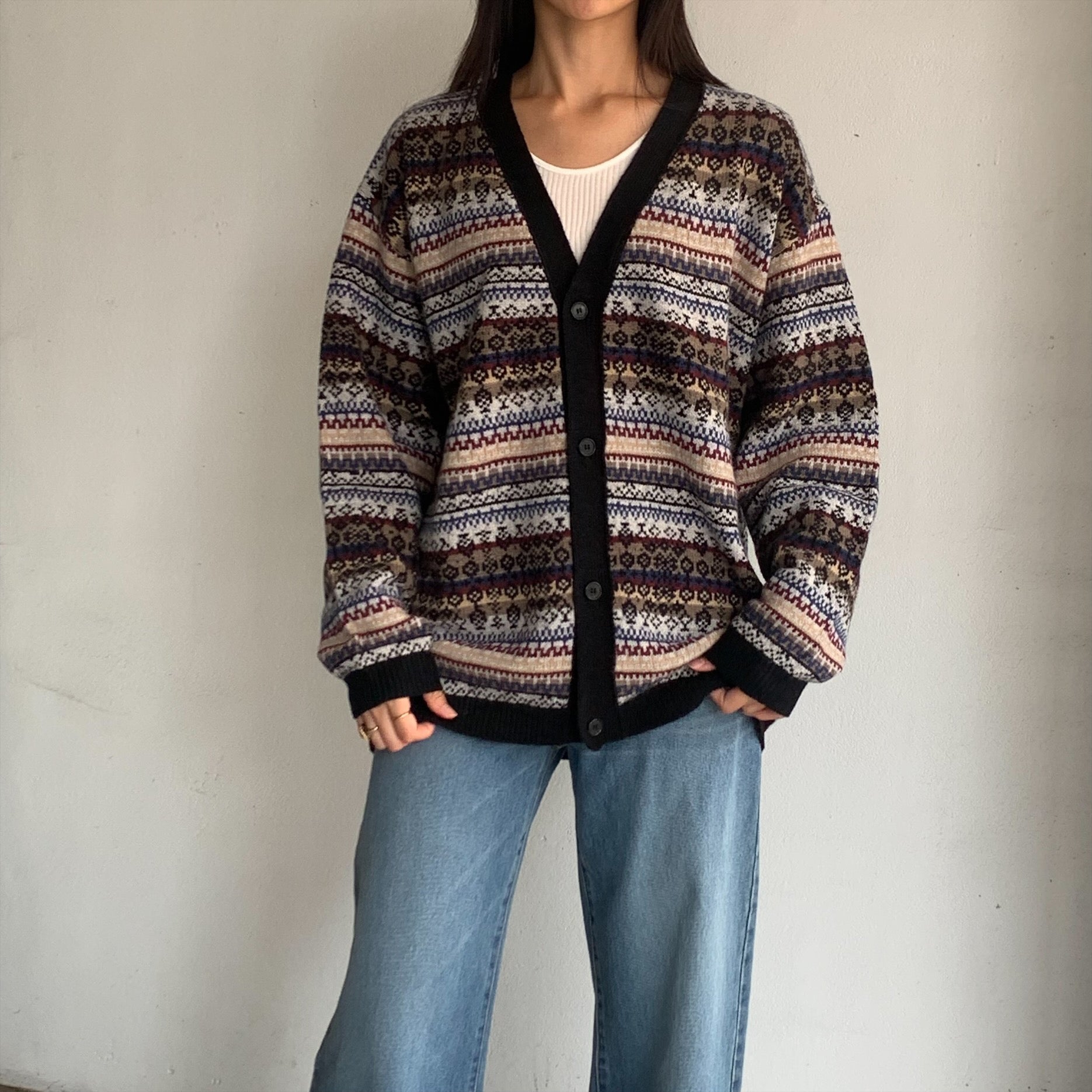 UNUSED】 フェアアイル KNIT CARDIGAN – ONENESS ONLINE STORE