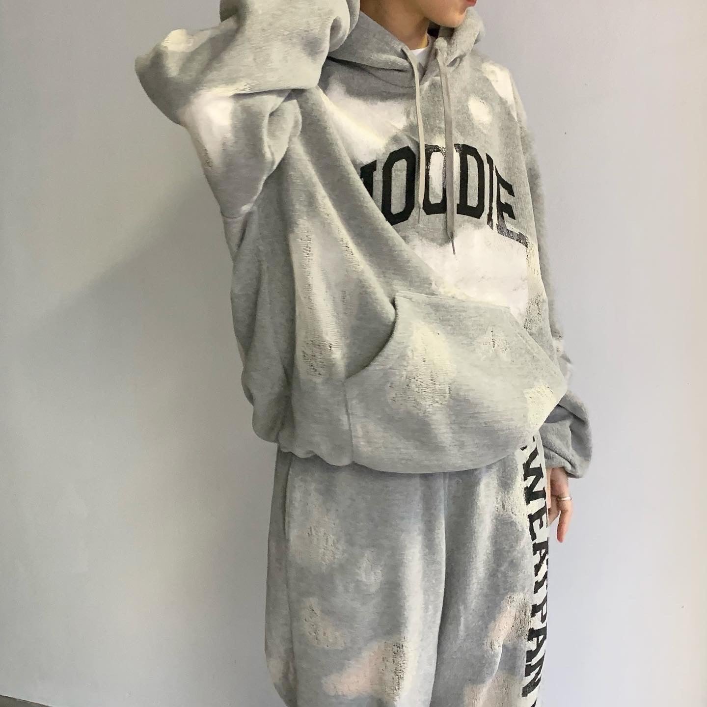 doublet RIPPED OFF KNIT HOODIE 【M】23SS35KN103