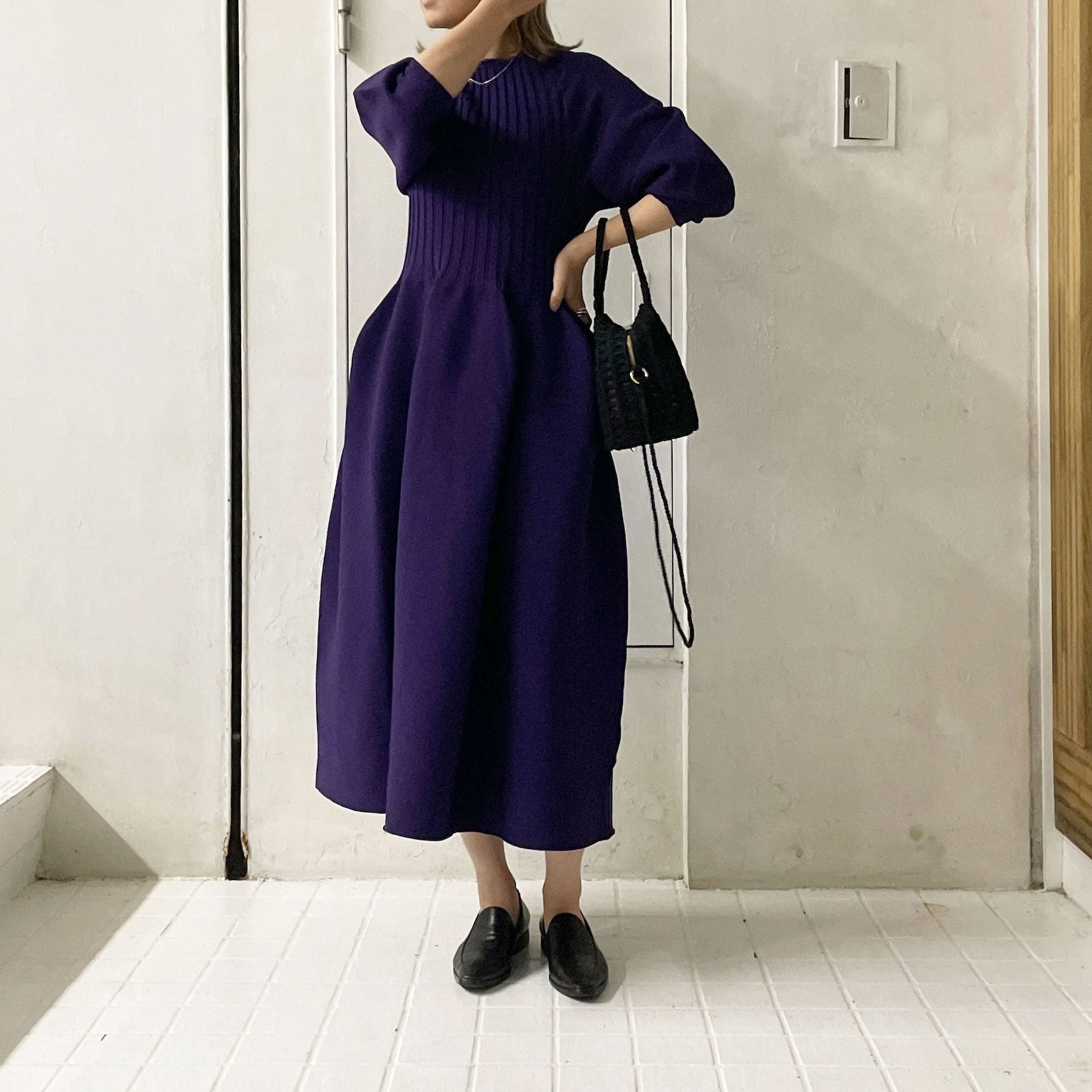 CFCL】 POTTERY LONG PUFF SLEEVE DRESS – ONENESS ONLINE STORE