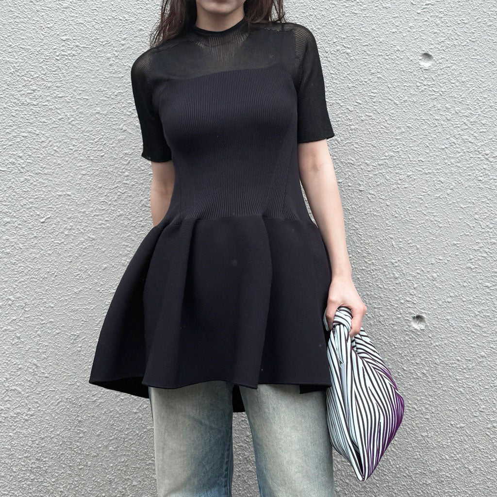 cfcl トップス　新品未使用 CFCL】 POTTERY LUCENT DECOLLETAGE SHORT SLEEVE TOP / DAIFUKU