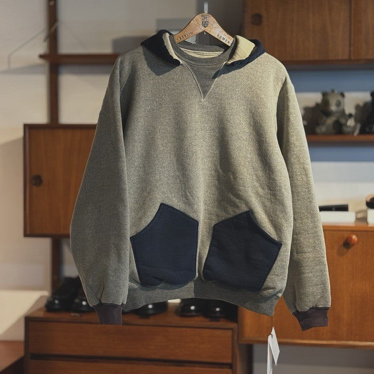 A.PRESSE 2026 STYLE1】Vintage Attached Hood Sweat Parka 26SAP-05