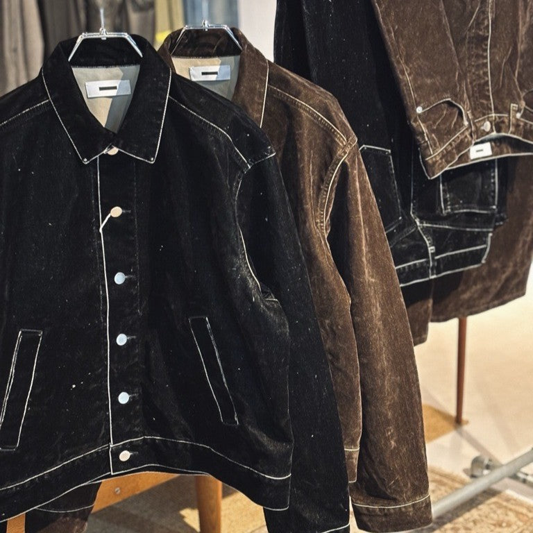 ジャケット・アウター REVERBERATE FLOCKY JACKET BLACK size.2 REVERBERATE】FLOCKY JACKET、FLOCKY PANTS (BAGGY) – ONENESS ONLINE