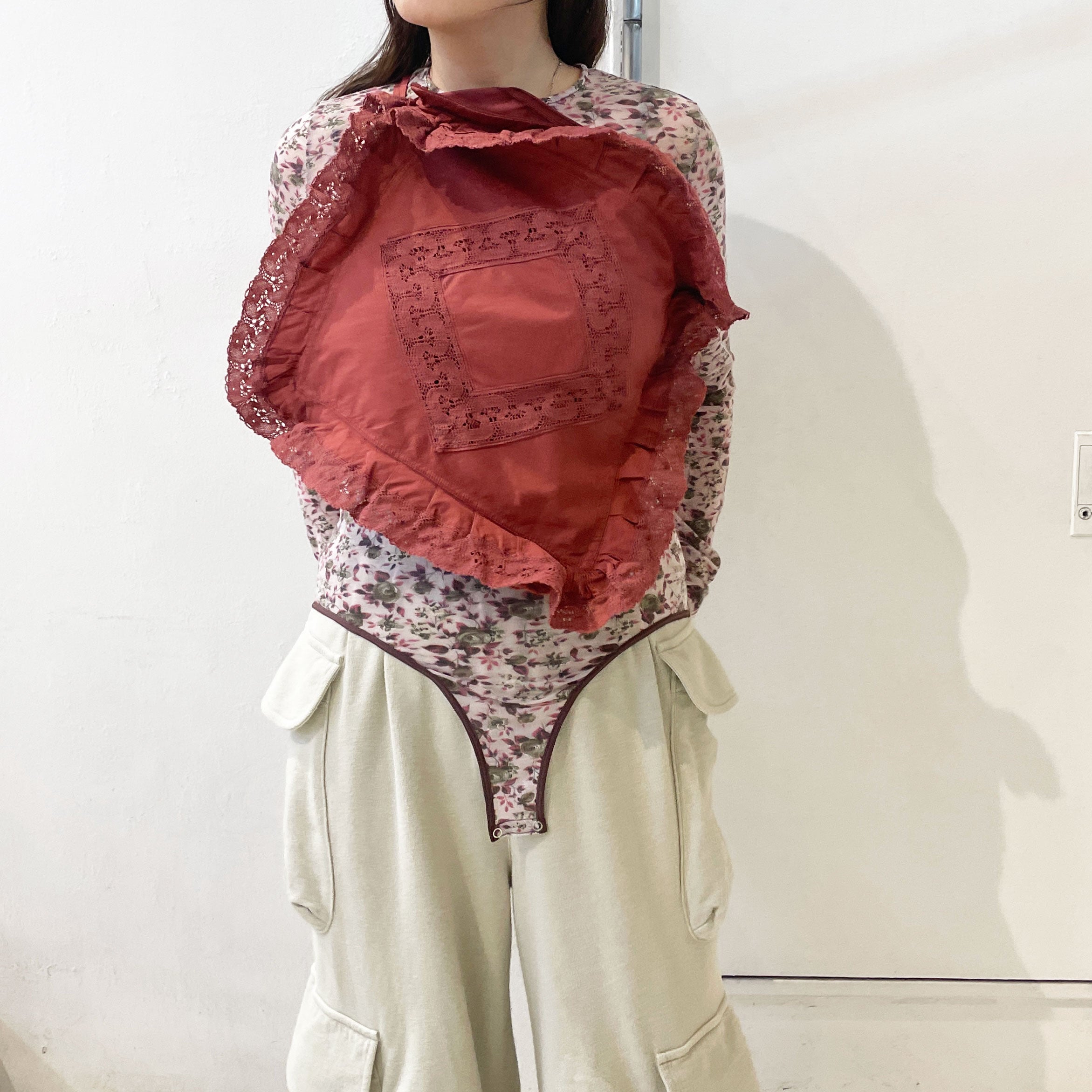 トップス FUMIKA_UCHIDA / FLOWER PRINTED BODYSUIT FUMIKA_UCHIDA