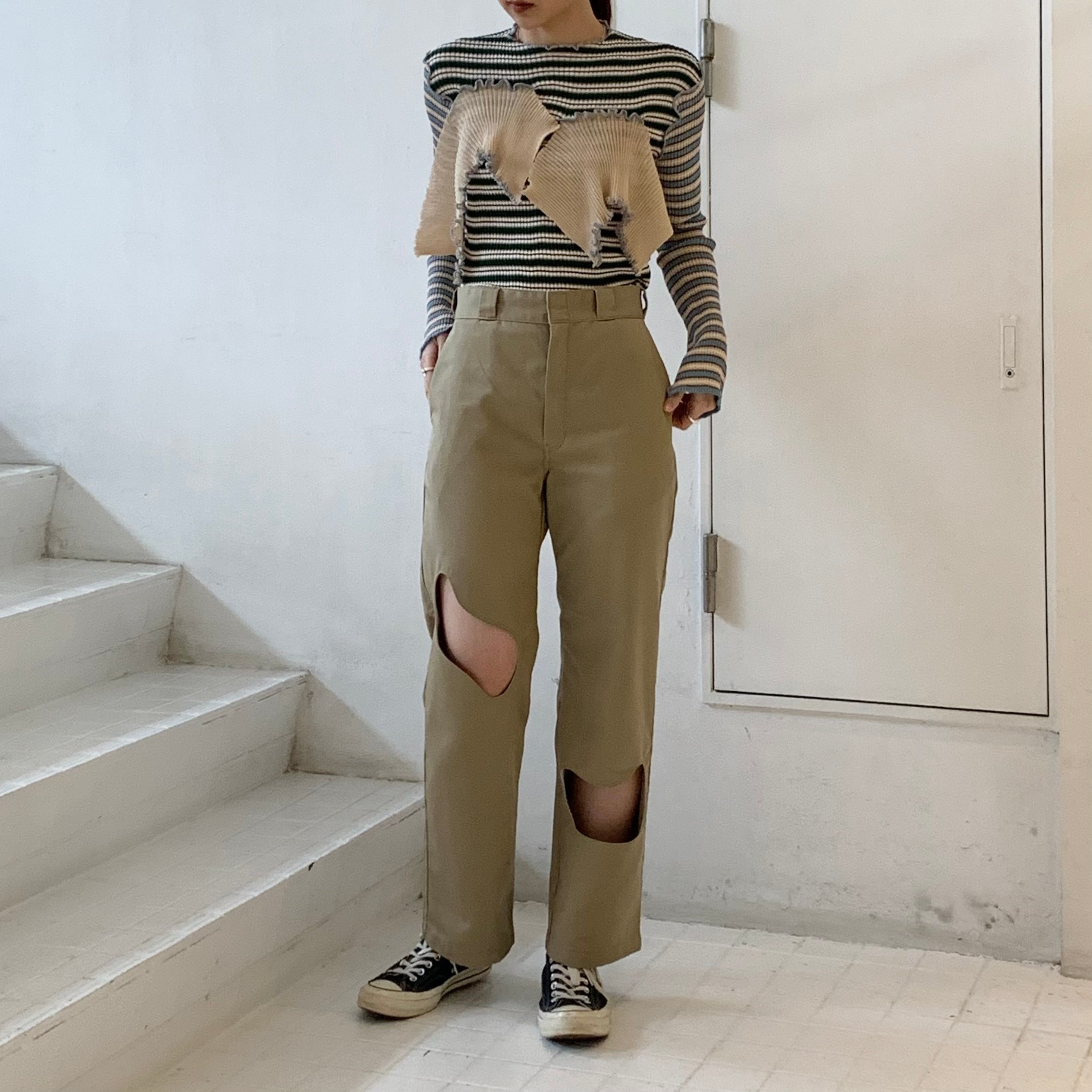 【kotohayokozawa】PEEPHOLE PANTS – ONENESS ONLINE