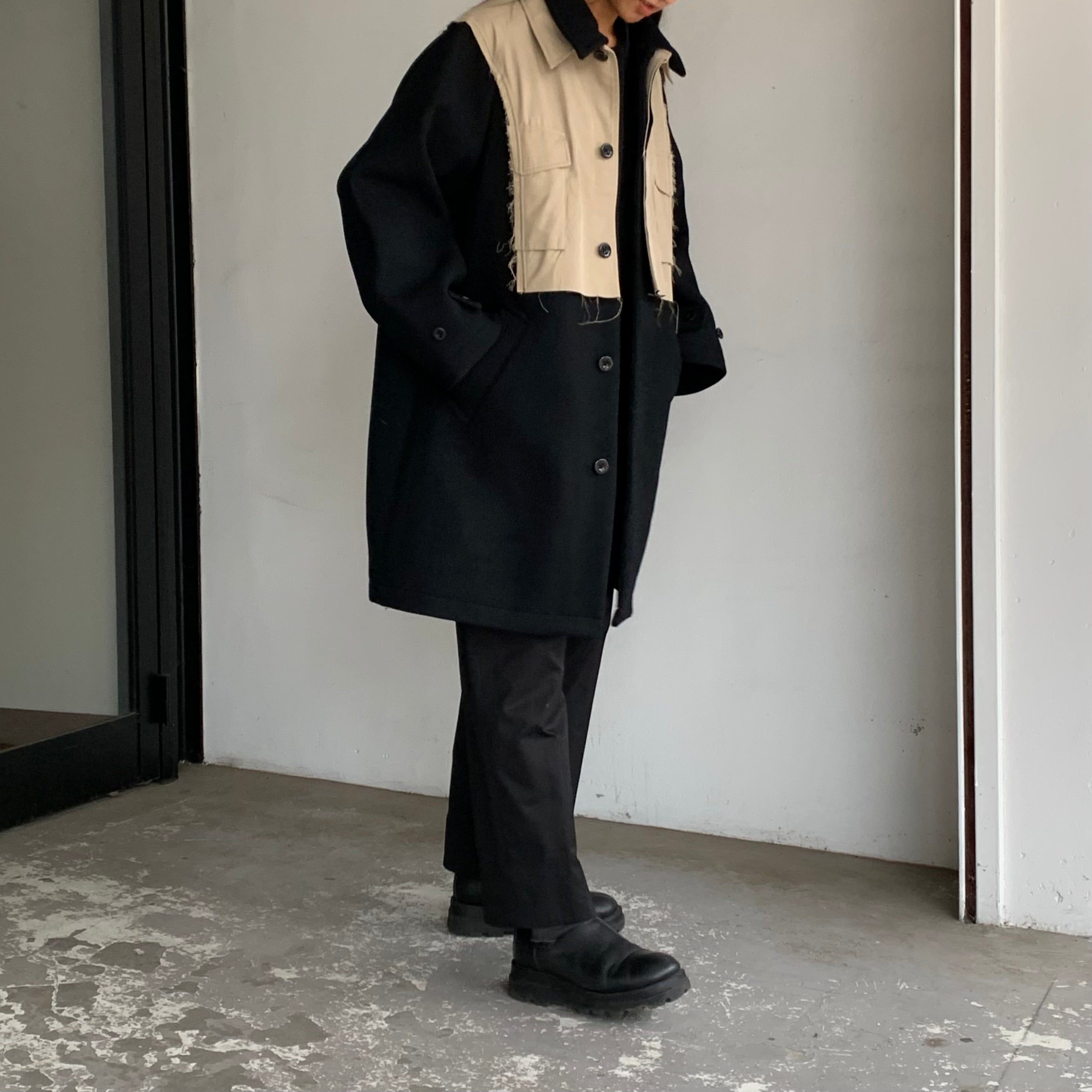 Rich I】 VINCENT (DRESS SHIRT-FINX COTTON) / GARMENT (MELTON COAT