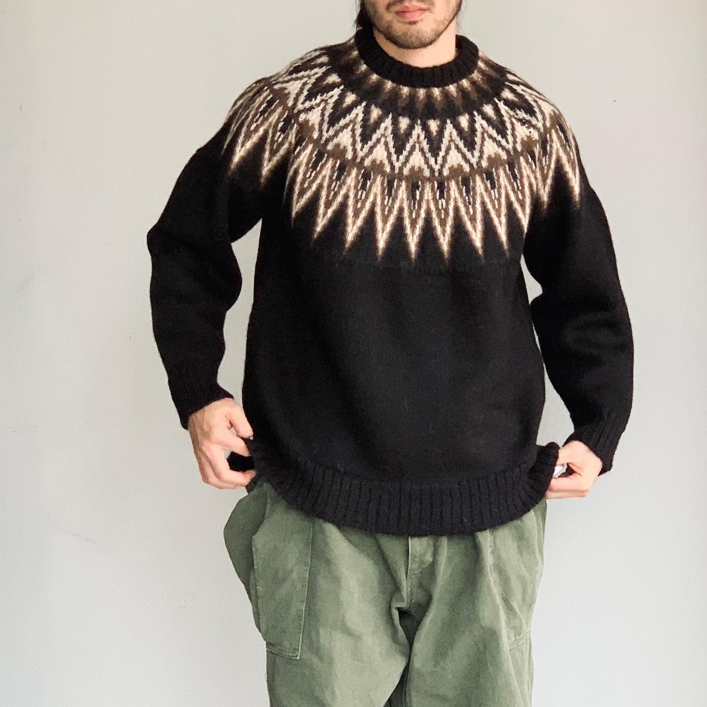 MARKAWARE nordic sweater アルパカ Markaware Nordic Sweater Natural White | Cultizm