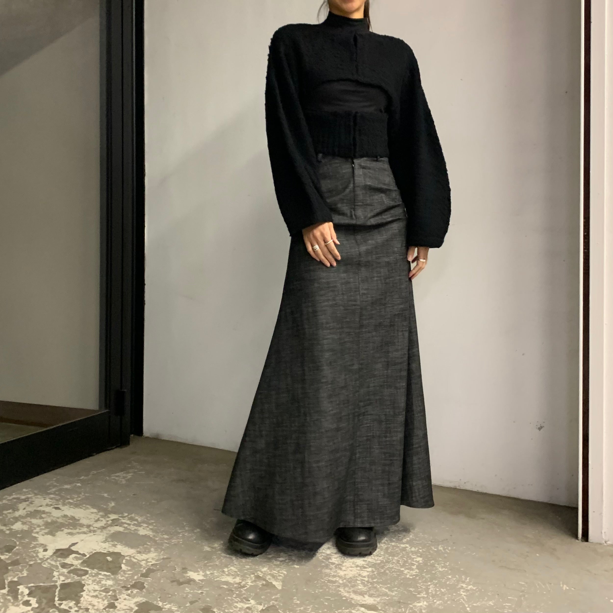 FETICO】 CUTOUT CROPPED CARDIGAN – ONENESS ONLINE STORE