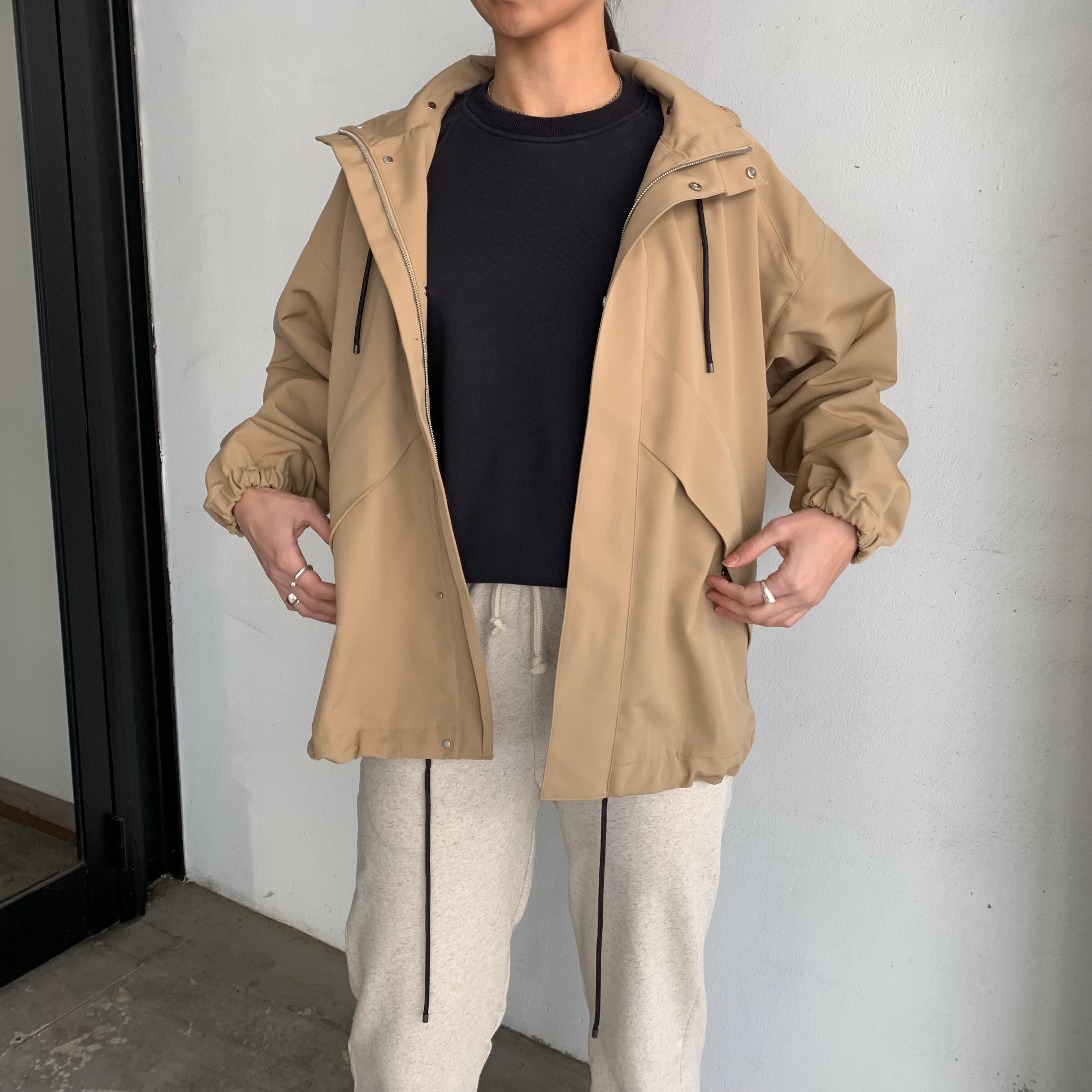 AURALEE】 WOOL MAX CANVAS HOODED BLOUSON – ONENESS ONLINE STORE
