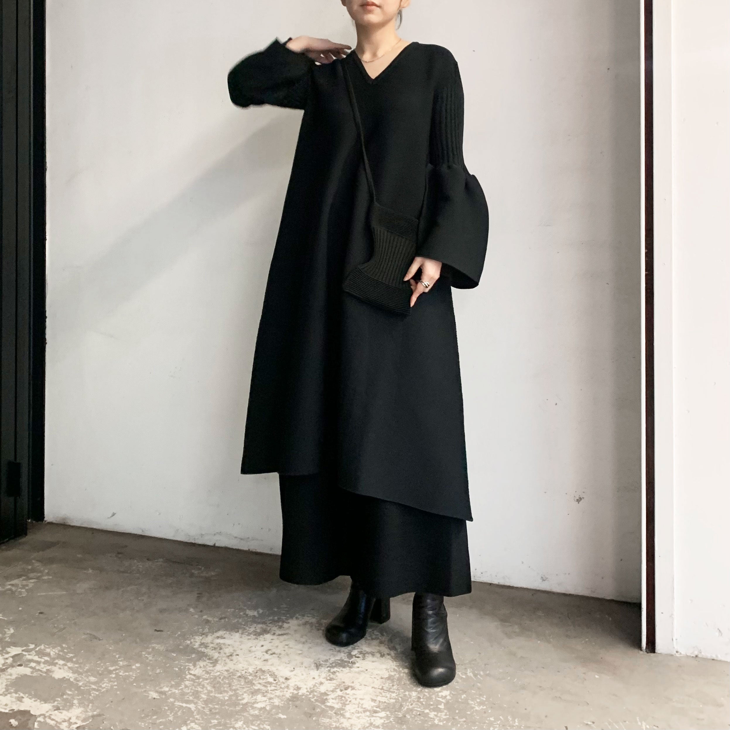 【試着のみ】cfcl  POTTERY KAFTAN DRESS 1 黒宜しくお願い致します