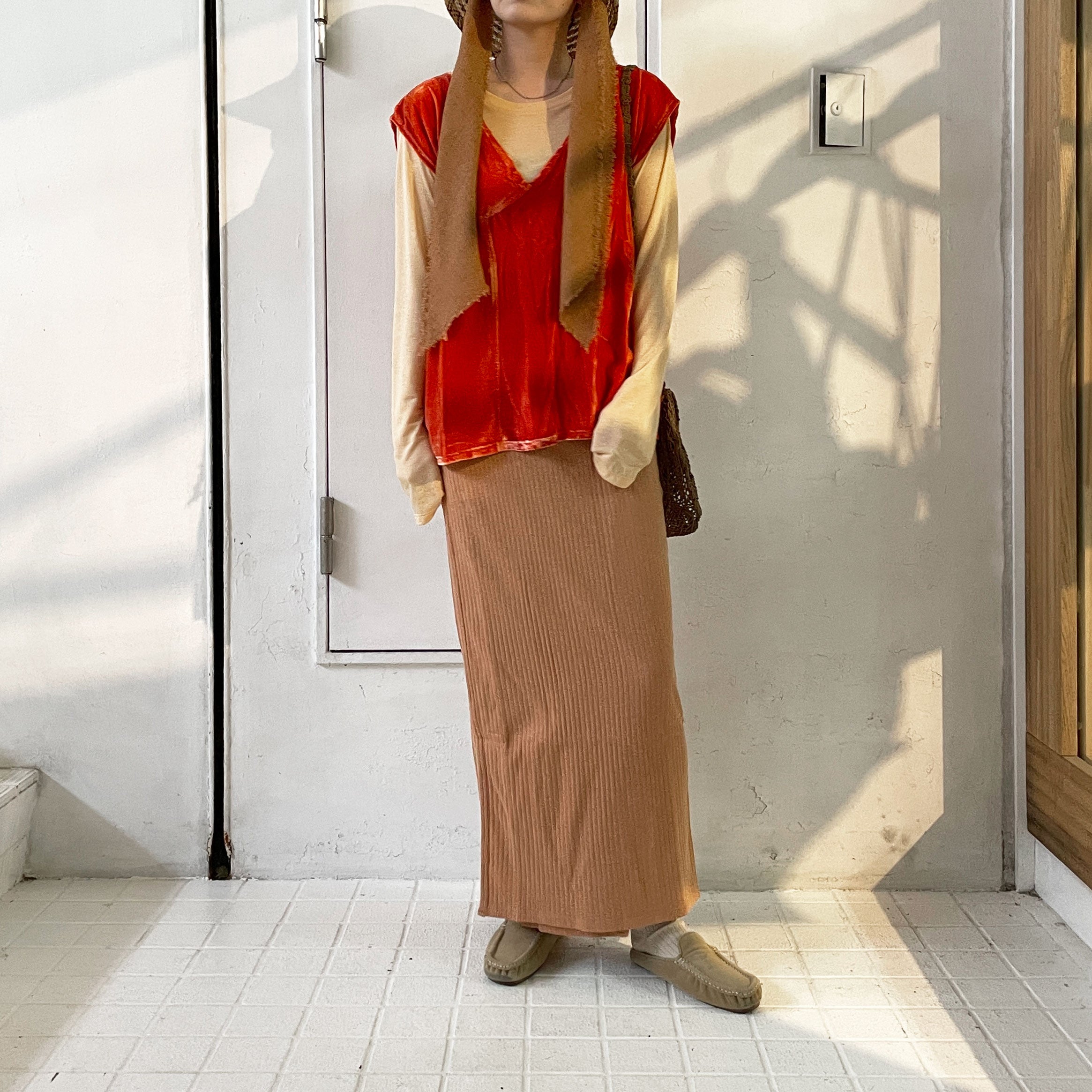 Baserange】 LONG SLEEVE TEE / OCU TOP / BRIG SKIRT【Mame