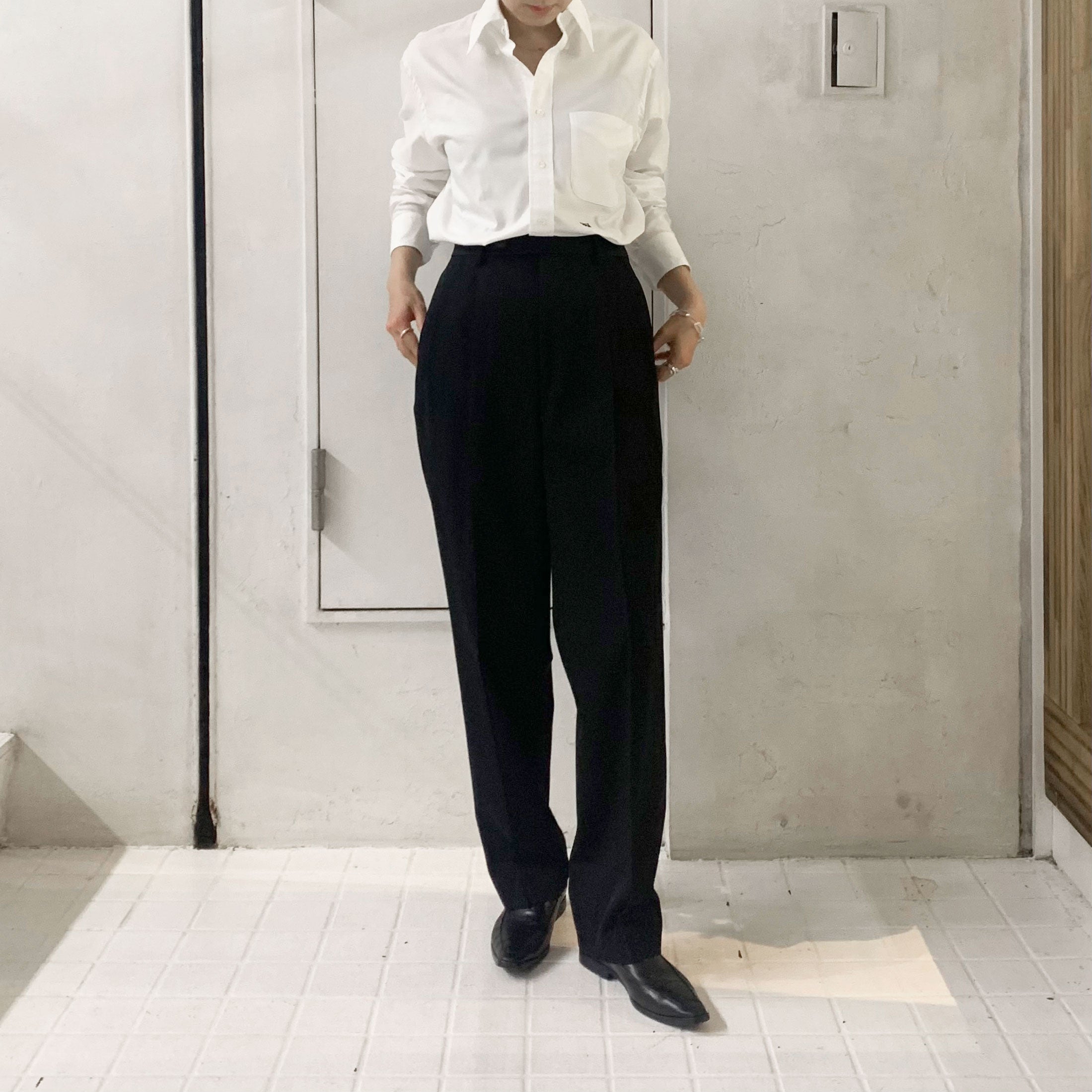 BOWTE EX FINEコットンオックスフォード B.D ボーイズシャツ完売品 BOWTE】 EX FINE COTTON OXFORD B.D SHIRTS BOYS【AURALEE】 LIGHT