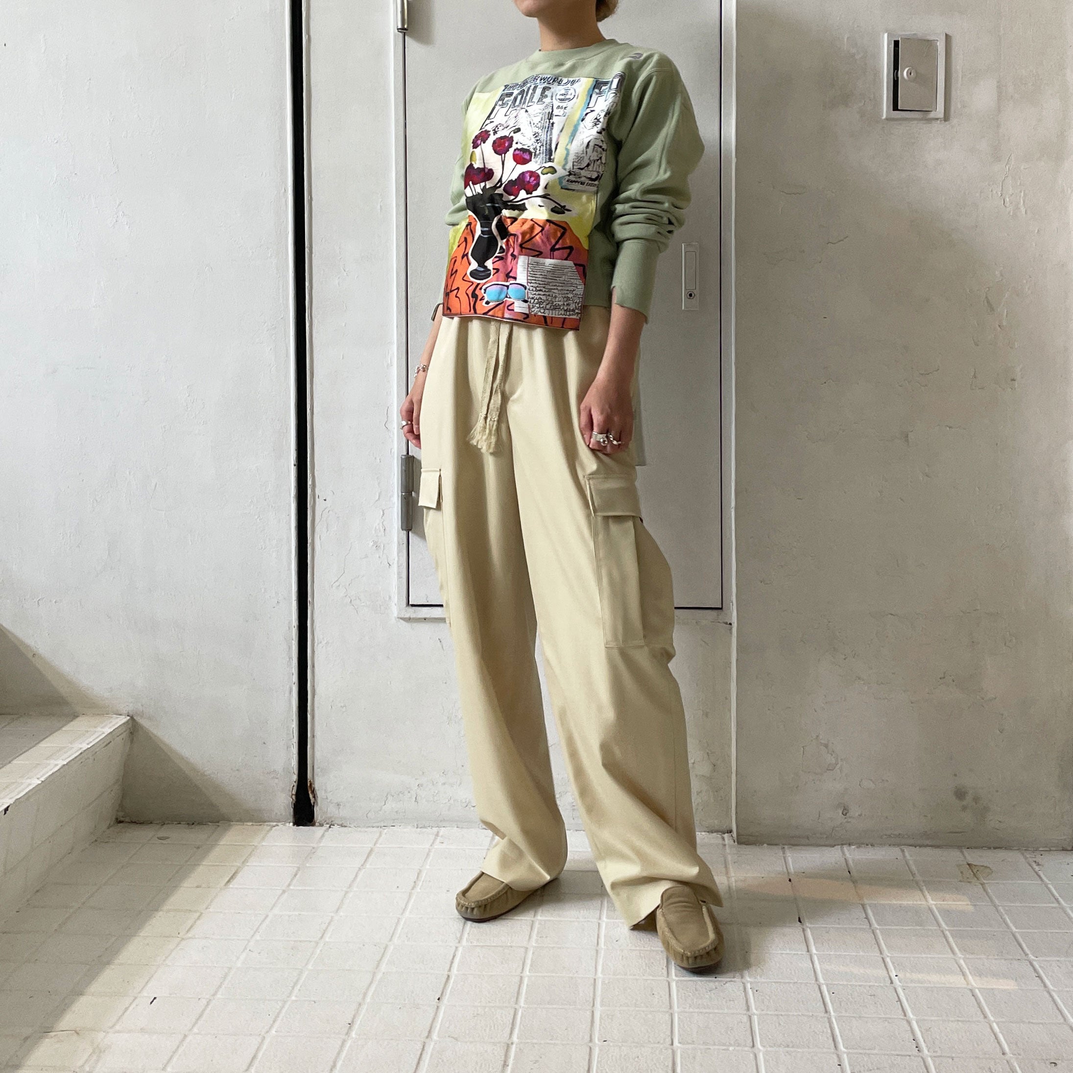  123AW SUPER FINE WOOL TWILL FIELD PANTS 0