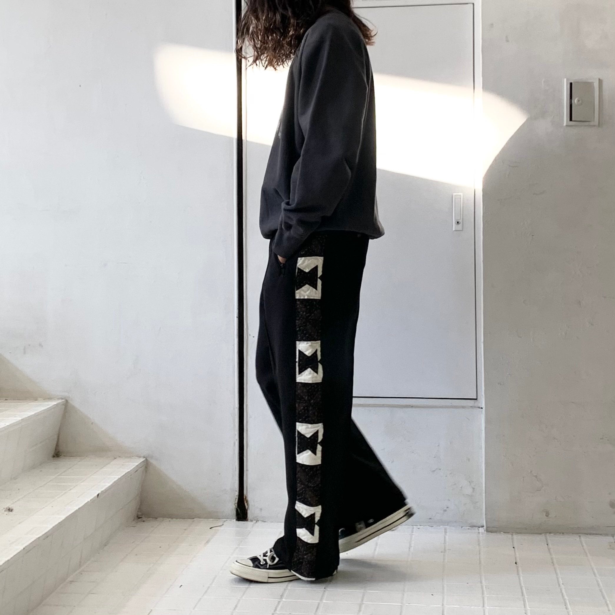 KHOKI】 Hand patchwork quilted track pants 23aw-p-09 / 【SUGARHILL