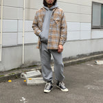 【Unlikely】  Unlikely Elbow Patch Flannel Work Shirts　　U23F-11-0002