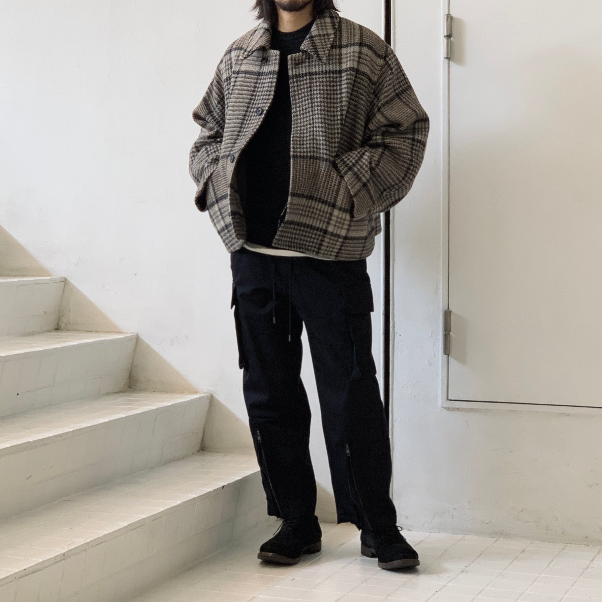 AFTERHOURS】 BALCOLLAR BLOUSON (PLAID) A006-C2BL-097J – ONENESS