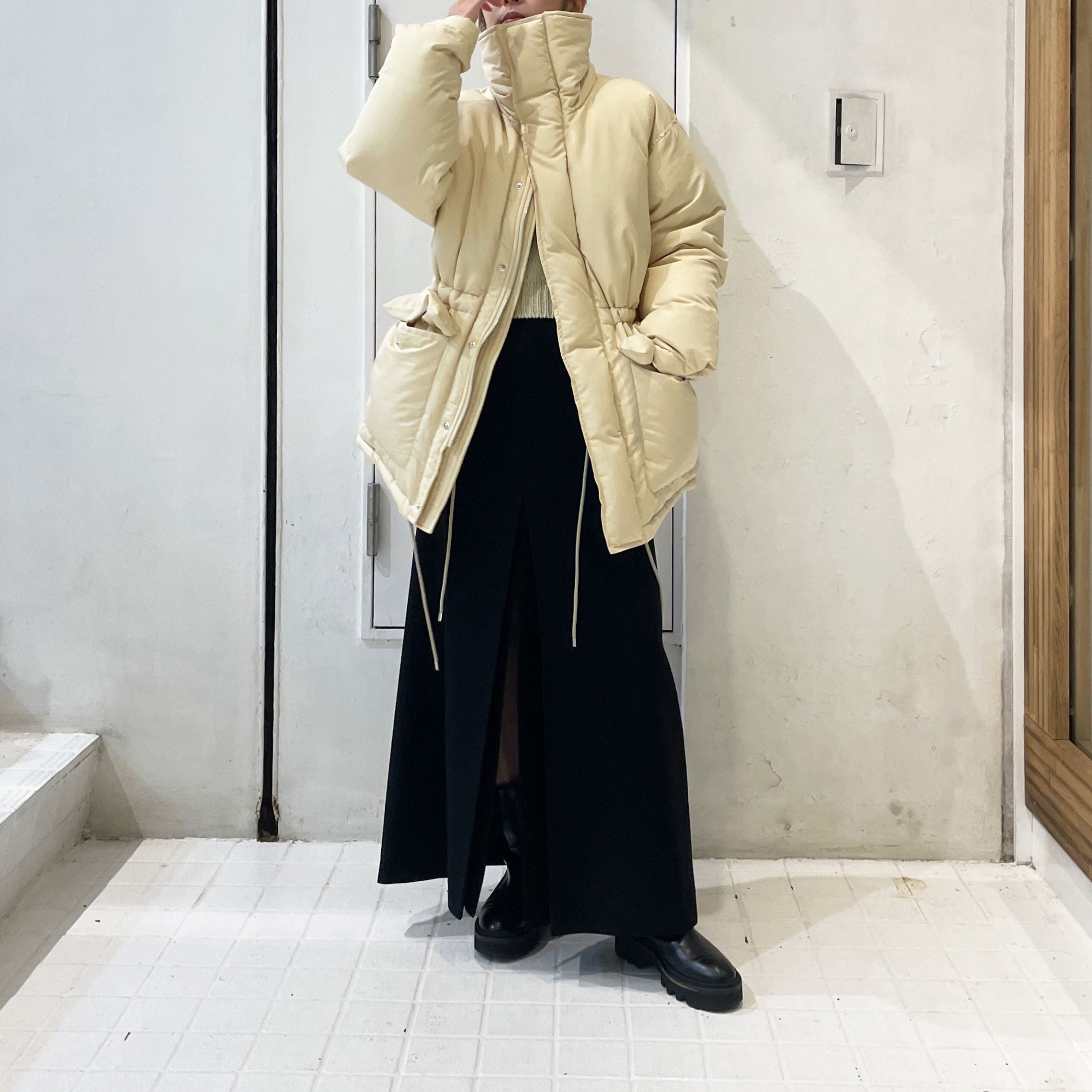 直販格安 23aw オーラリー FINX POLYESTER CHAMBRAY DOWN - メンズ