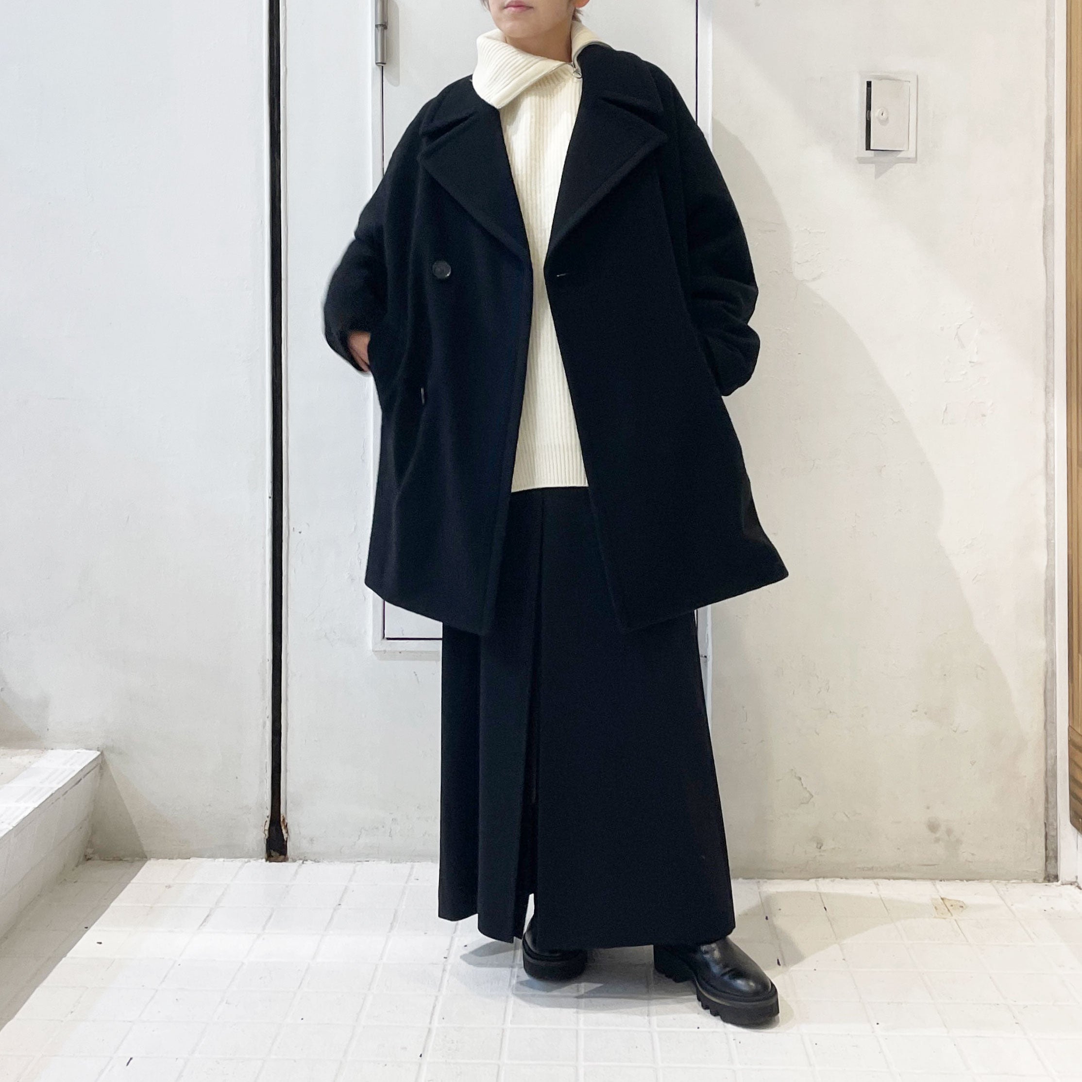 AURALEE】 CASHMERE WOOL MOSSER HALF COAT – ONENESS ONLINE STORE