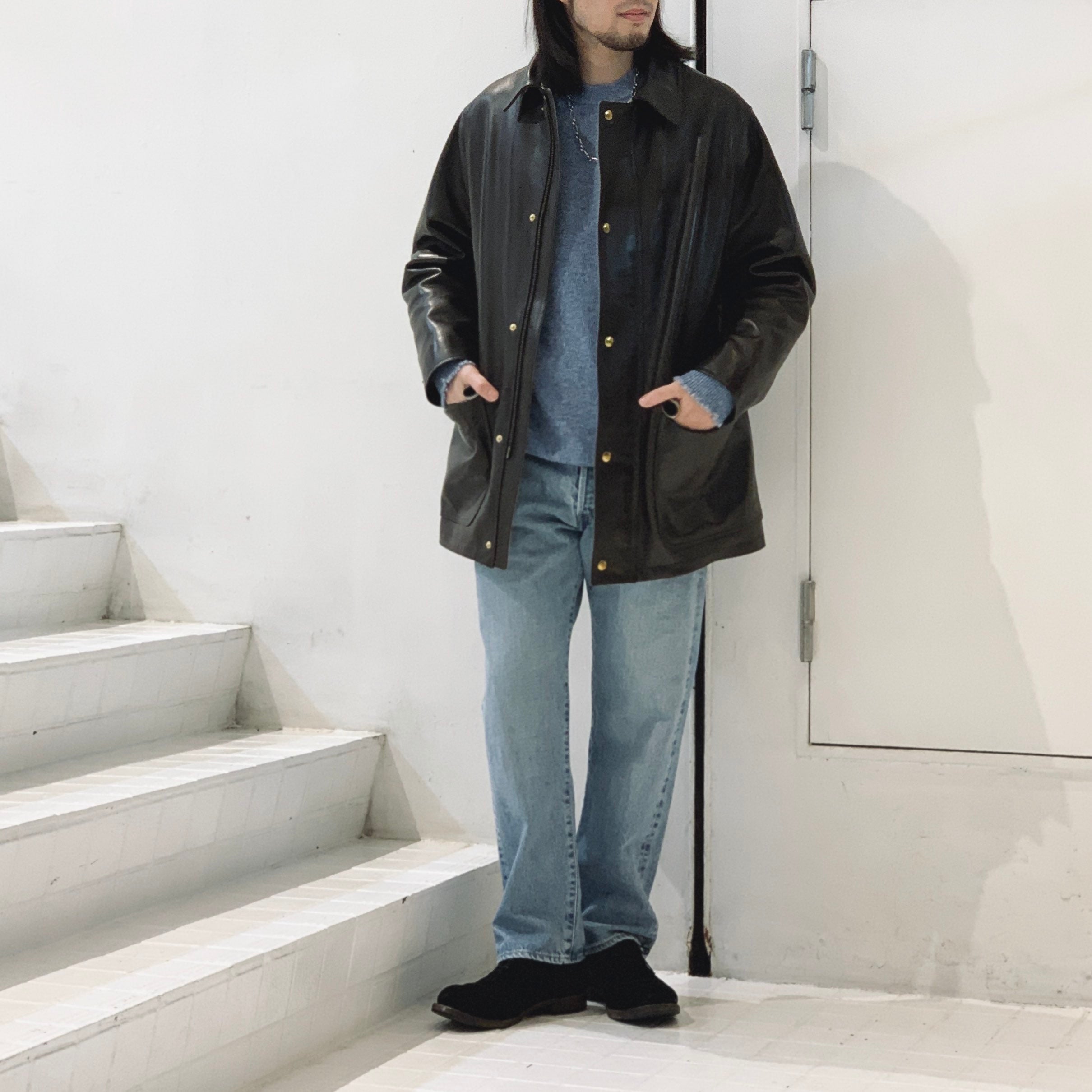 A.PRESSE】 Leather Hunting Coat 24SAP-01-02H – ONENESS ONLINE STORE