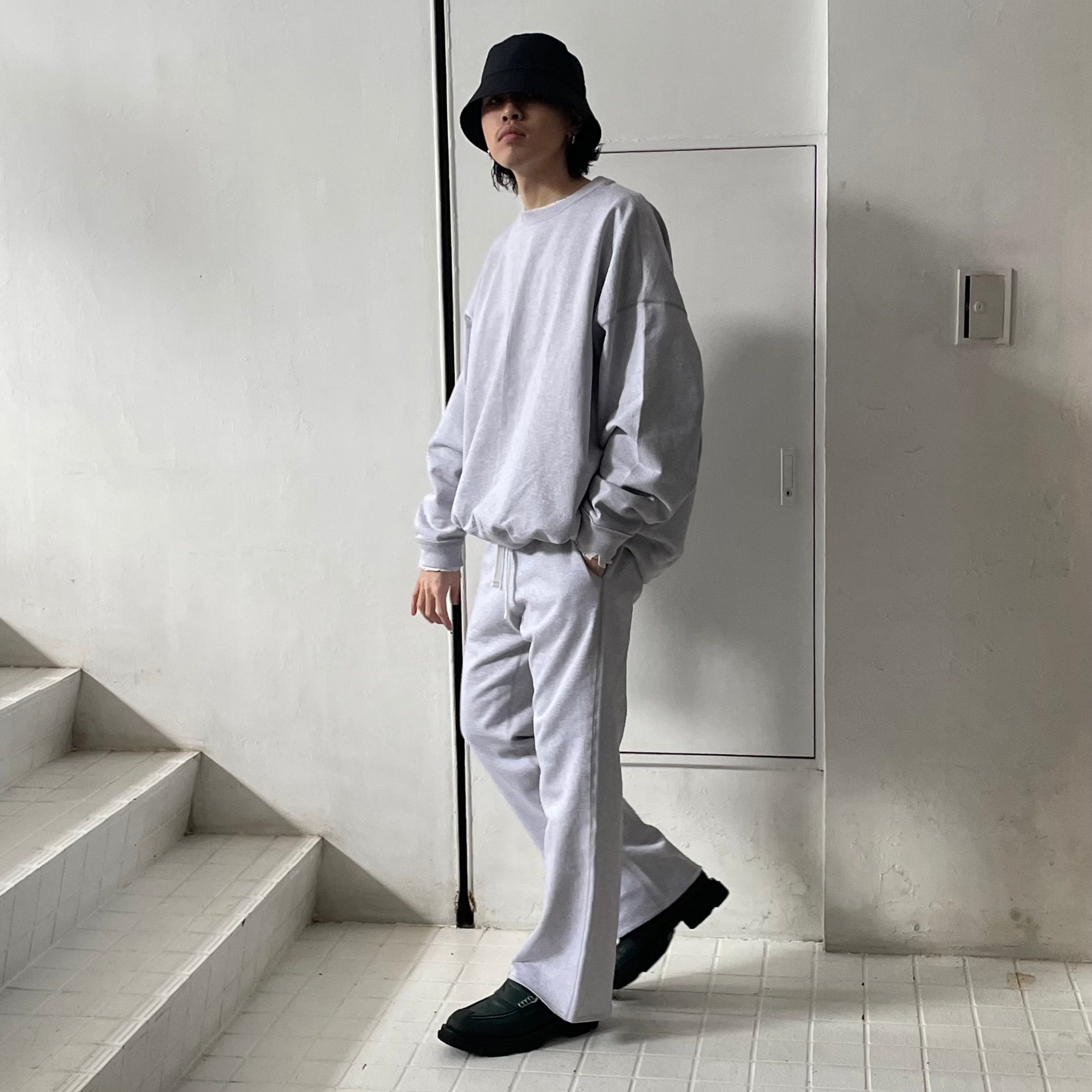 MARKAWARE】 HUGE SWEAT A24A-03CS01C / FLARED GYM PANTS A24A