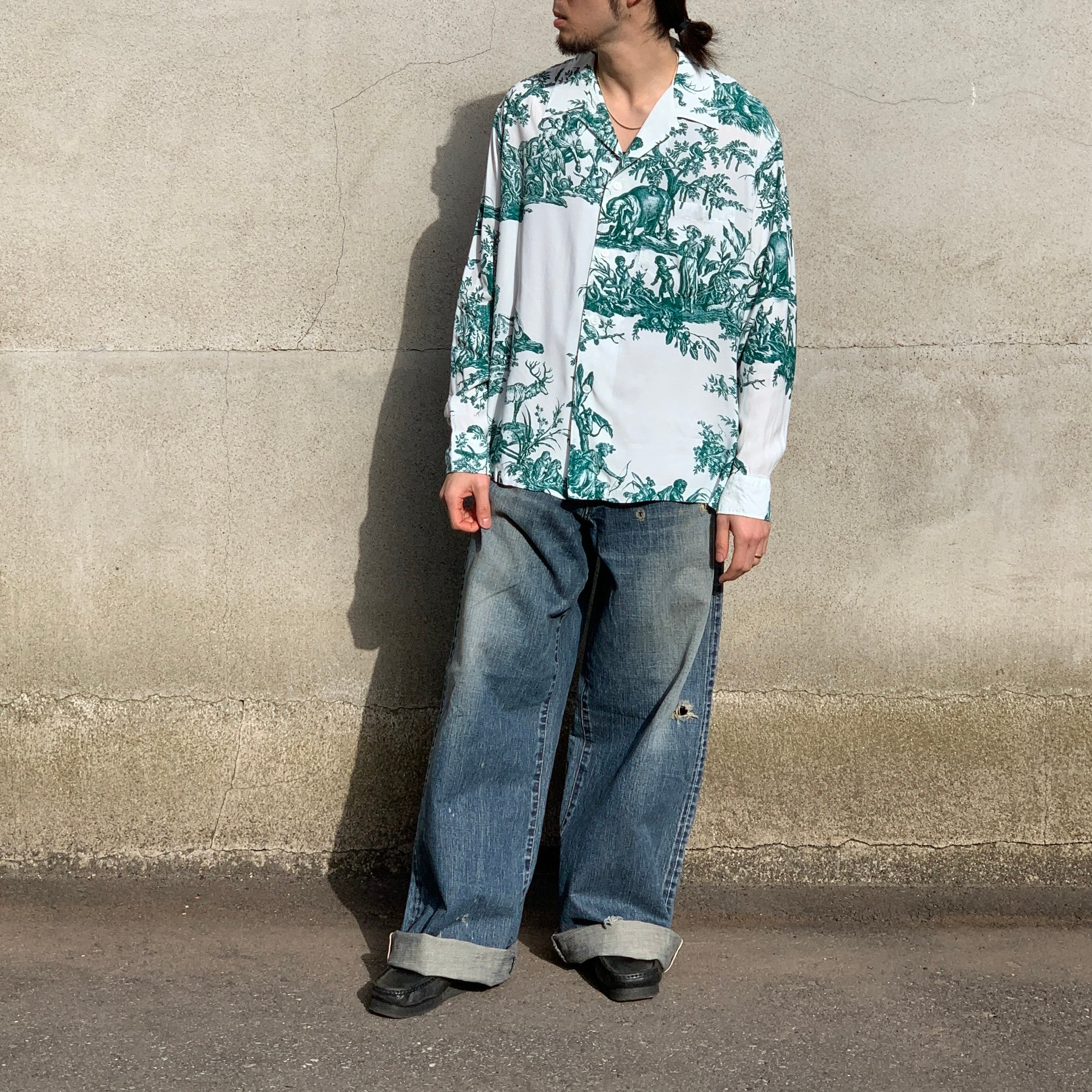 UNUSED / Tシャツ/4/コットン/GRY/US2494// UNUSED】 4 continents print long sleeve shirt US2417 – ONENESS