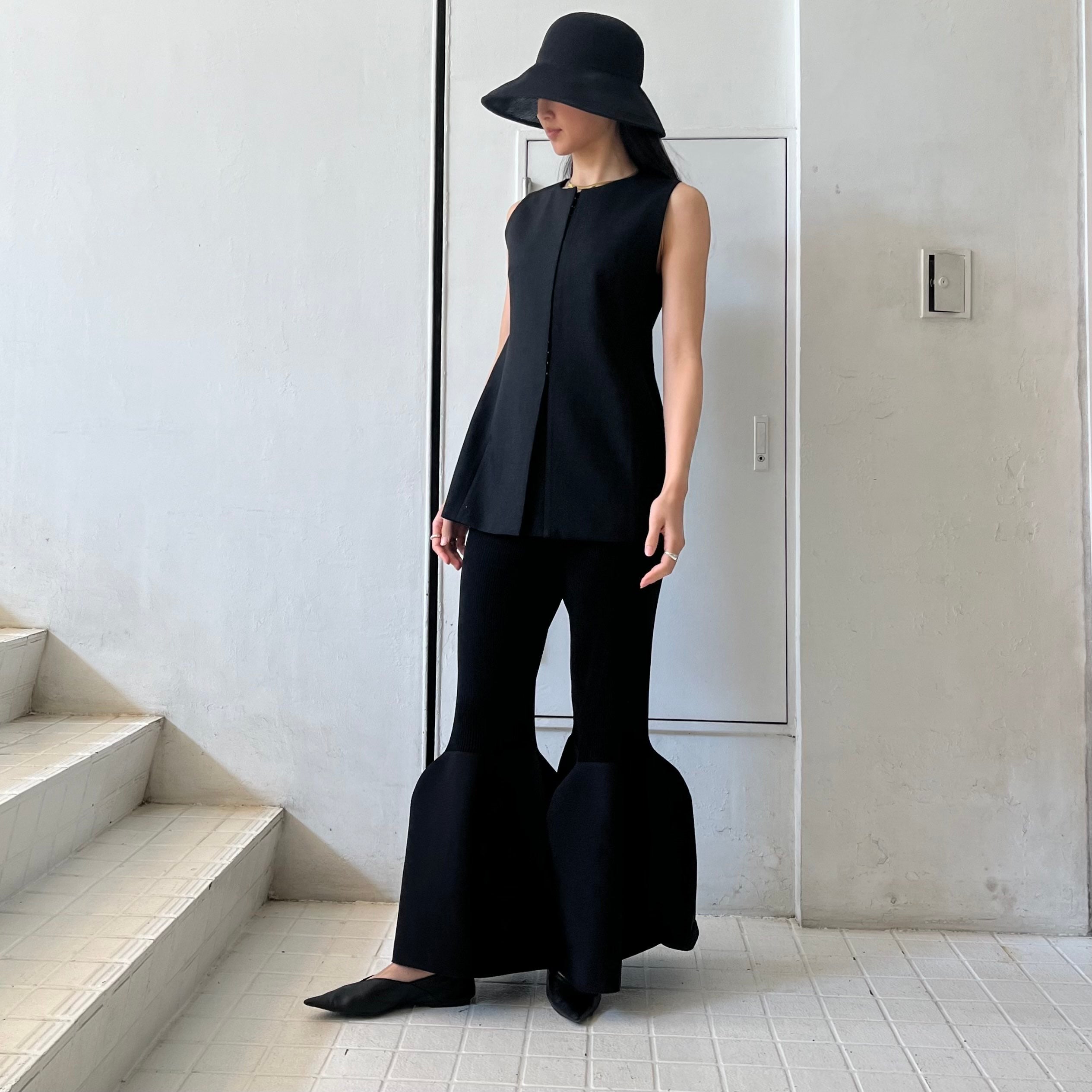 IIROT Bright linen top ジレ　ベスト　イロット IIROT Bright linen top ジレ ベスト イロット