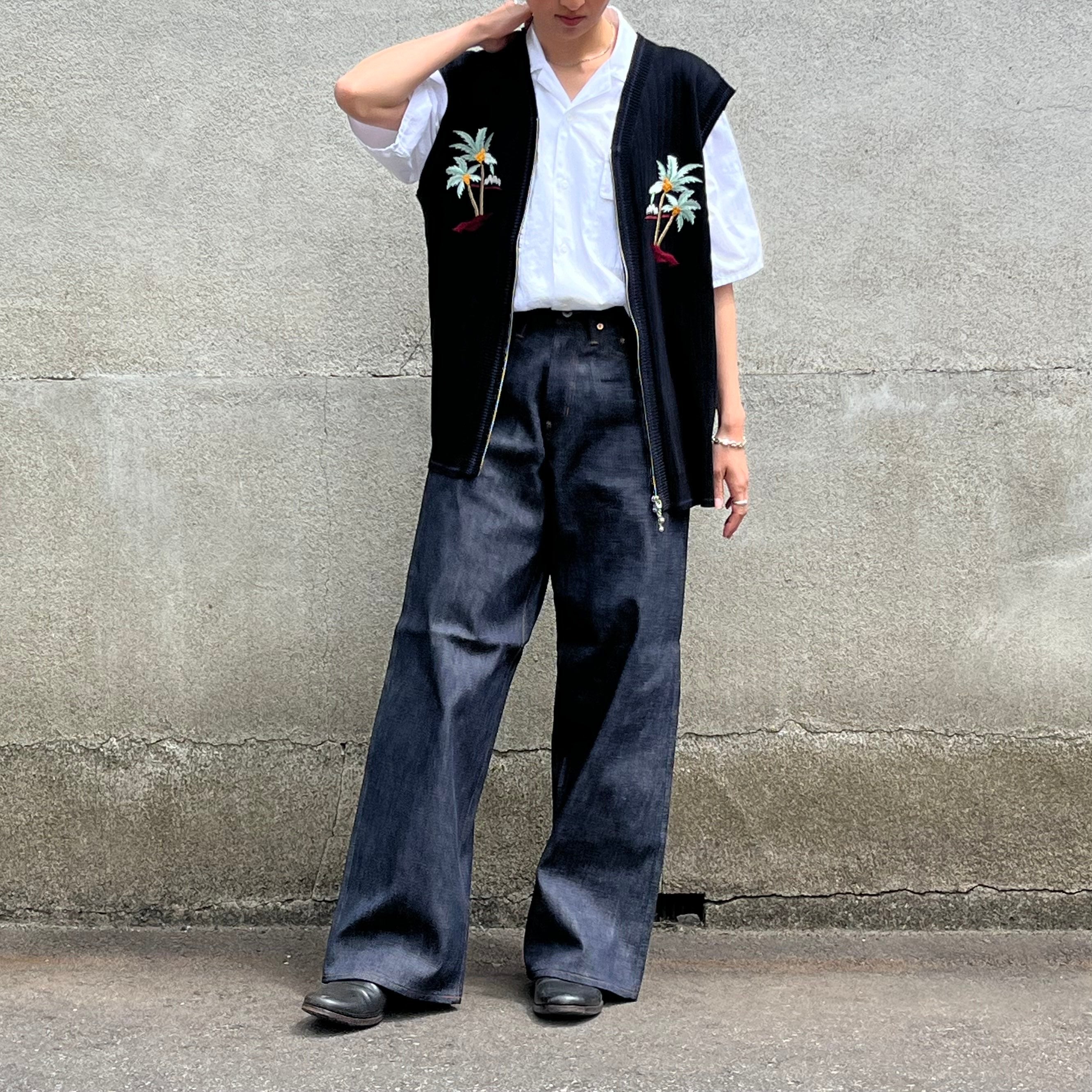 DAIRIKU 22SS A.J KNIT VEST ニットベスト　ブラック　黒 DAIRIKU（ダイリク）の「DAIRIKU 