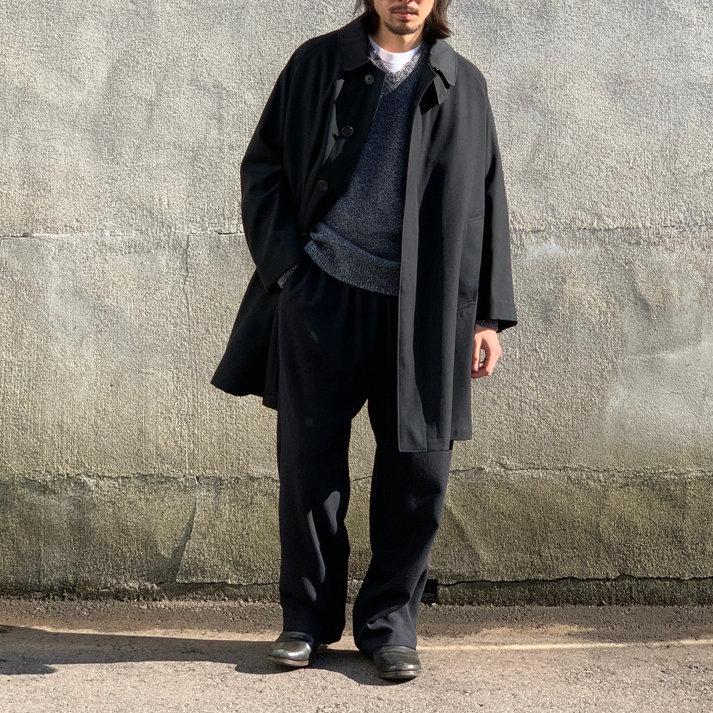 【HEUGN】 Albert Gabardine Black COAT010 – ONENESS ONLINE STORE