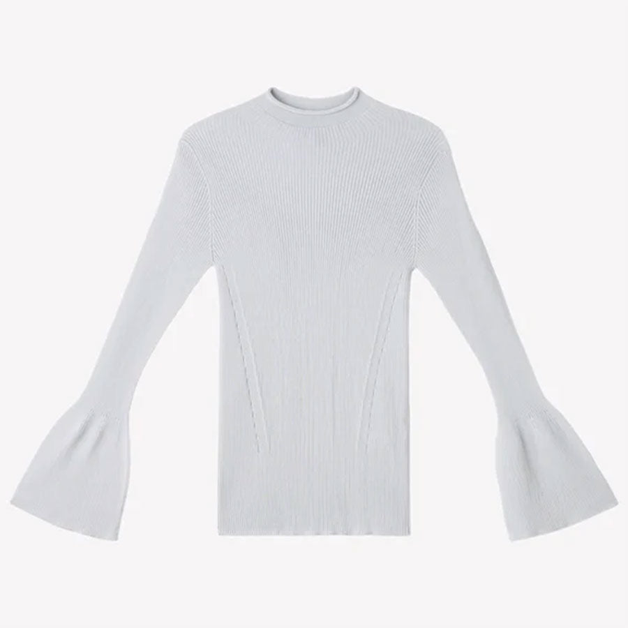 CFCL/シーエフシーエル】SOFT PORTRAIT LONG BELL SLEEVE TOP