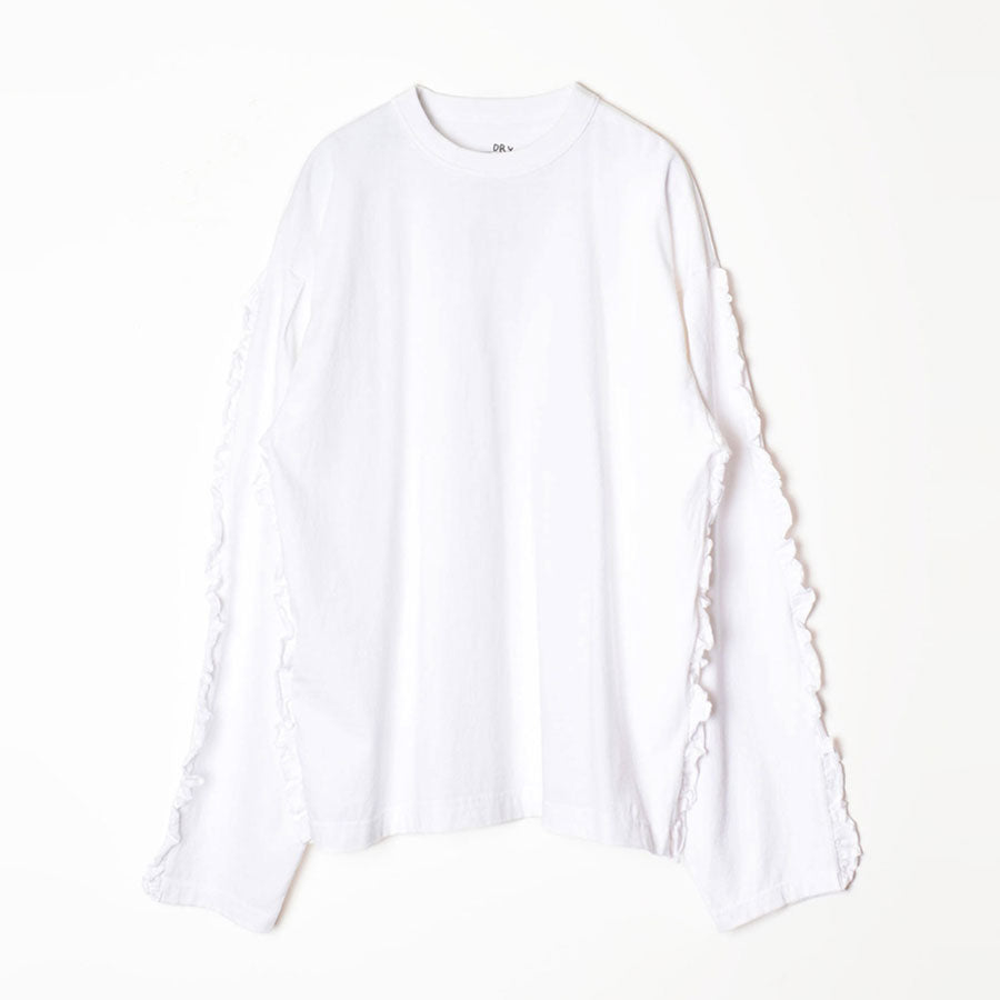 HOLIDAY/ホリデイ】SUPER FINE DRY RUFFLE RUFFLE L/S TOPS 26101105の