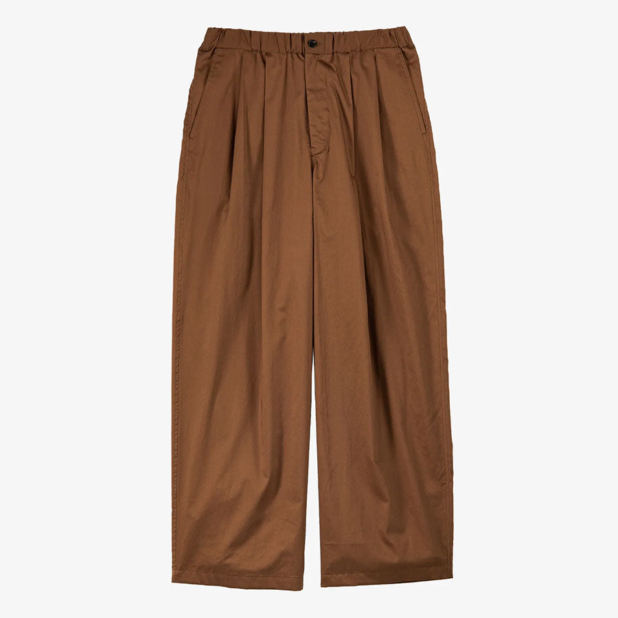 パンツ Graphpaper Silk Wool Tapered Slacks 1 Graphpaper/グラフペーパー】Silicon Poplin Two Tuck Easy