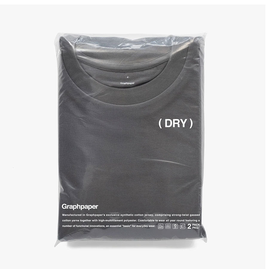 Graphpaper/グラフペーパー】DRY 2-Pack Crew Neck Tee GU261-70118Bの Graphpaper (DRY) Tシャツ/サイズ２【1枚のみ】