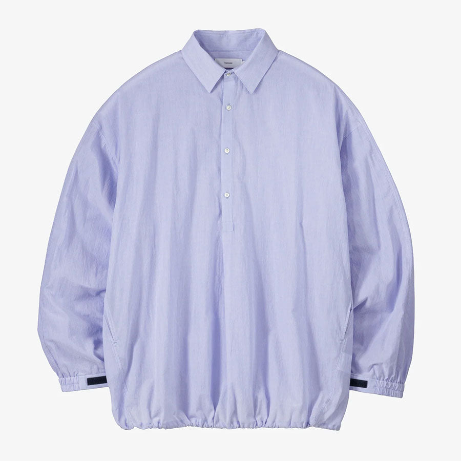Seersucker Pullover Shirt-シアースカープルオーバーシャツ
