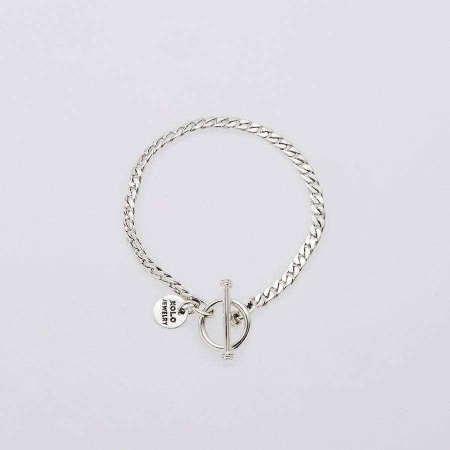 XOLO JEWELRY/ショロジュエリー】Basic Link Bracelet -4mm