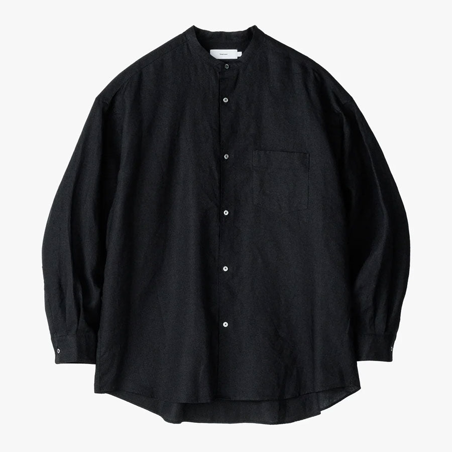 Graphpaper/グラフペーパー】Linen L/S Oversized Band Collar Shirt GM242-50031Bの通販  「ONENESS ONLINE STORE」