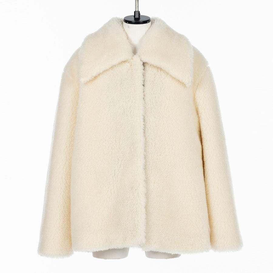 FETICO/フェティコ】WOOL BOA WIDE COLLAR COAT FTC264-0301の通販