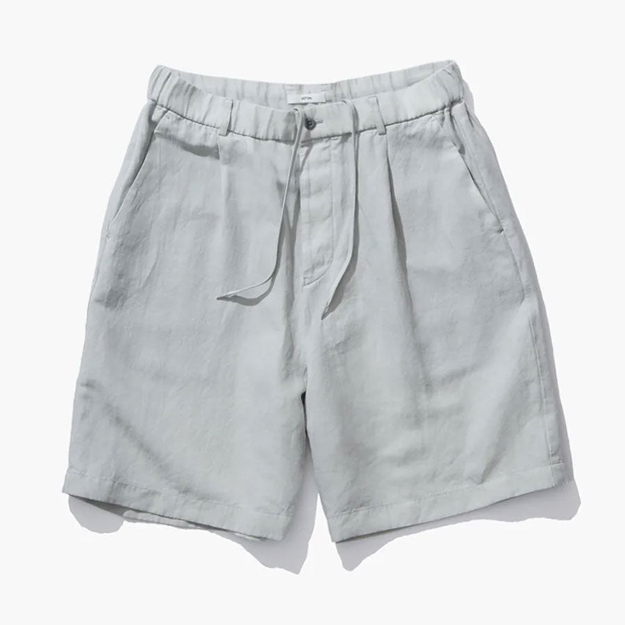 ATON/エイトン】COTTON LINEN VOILE LOOSE FIT SHORTS PRAGLM0404の