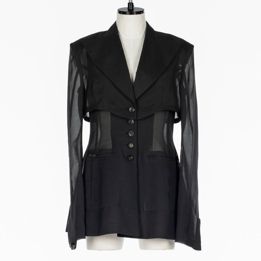 FETICO/フェティコ】3-WAY SHEER TAILORED JACKET FTC262-0206の通販