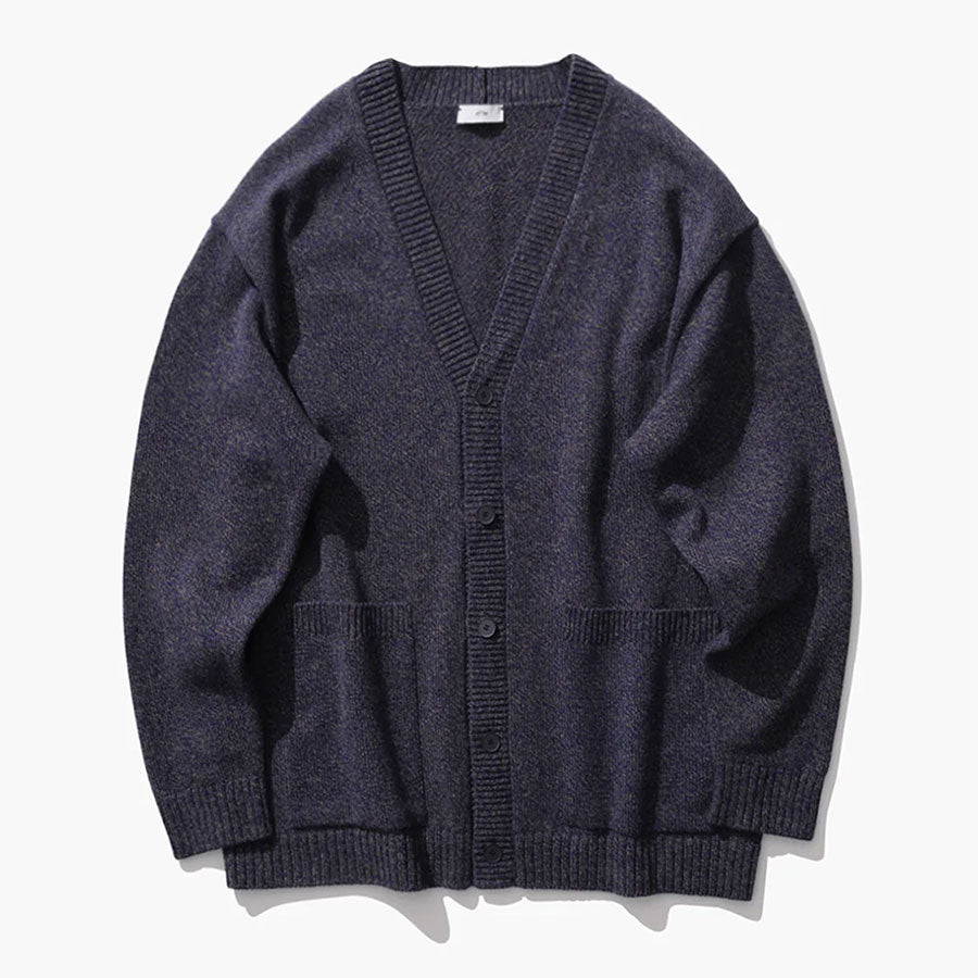 ATON (エイトン)WOOL MOULINE | OVERSIZED CARDIGAN-