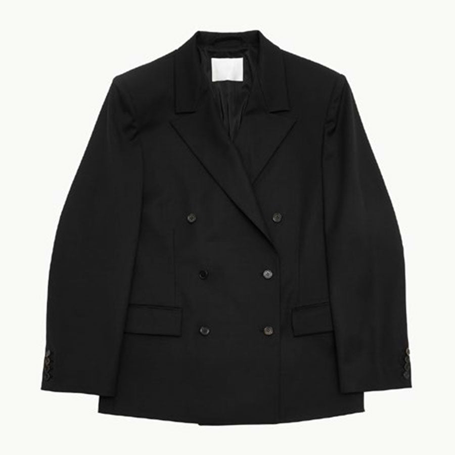 AMOMENTO double breasted wool jacket