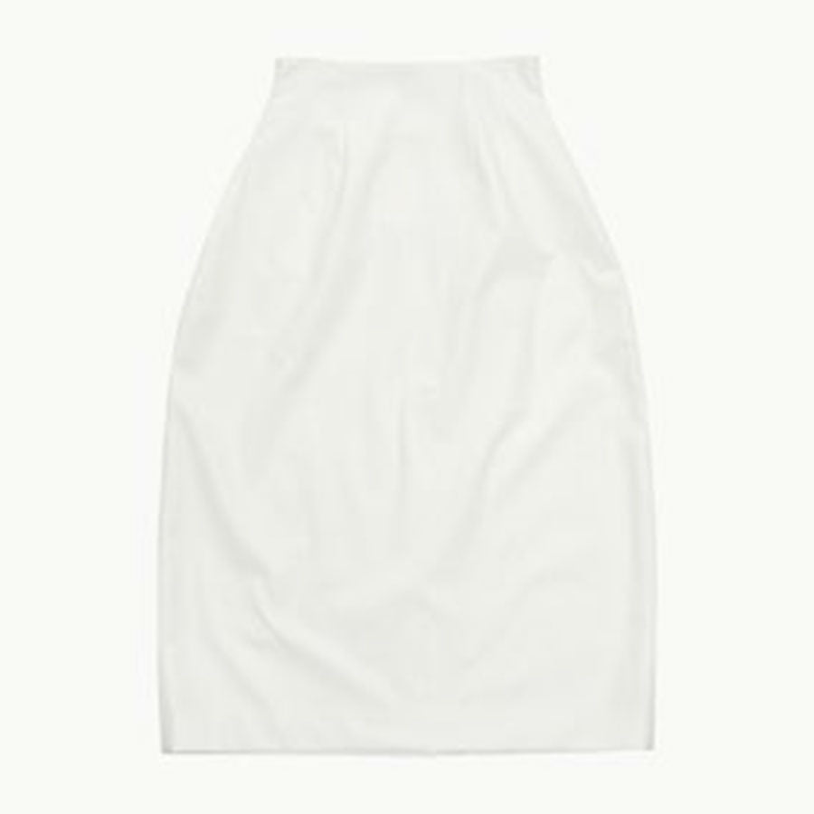 AMOMENTO/アモーメント】CURVED SILHOUETTE SKIRT AM25SSW01SKの通販