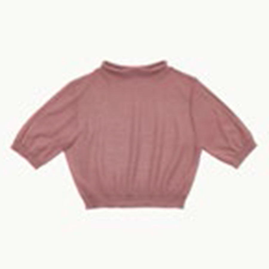 AMOMENTO / アモーメント】 SHEER CROPPED KNIT AM25SSW03KN