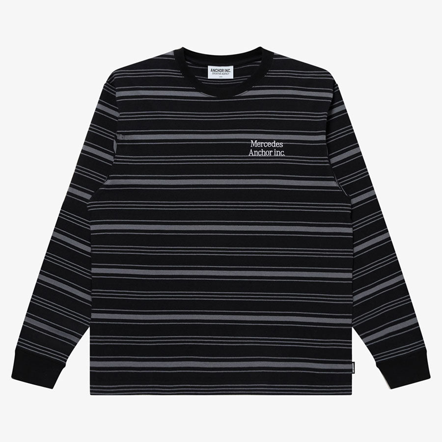 Anchor Inc. マルチストライプL/S T sizeL アンカーインク ANCHOR INC./アンカーインク】MULTI STRIPED L/S TEE ANCSS26LT02の
