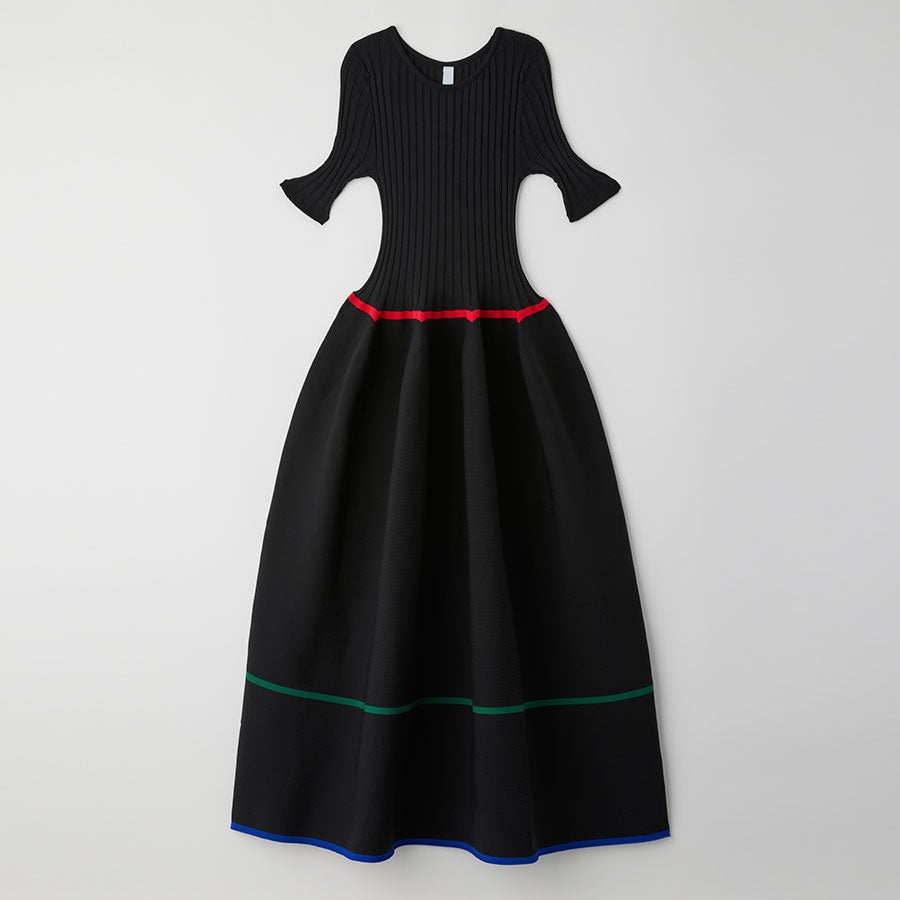 POTTERY SHORT SLEEVE DRESS-ポタリーショートスリーブドレス