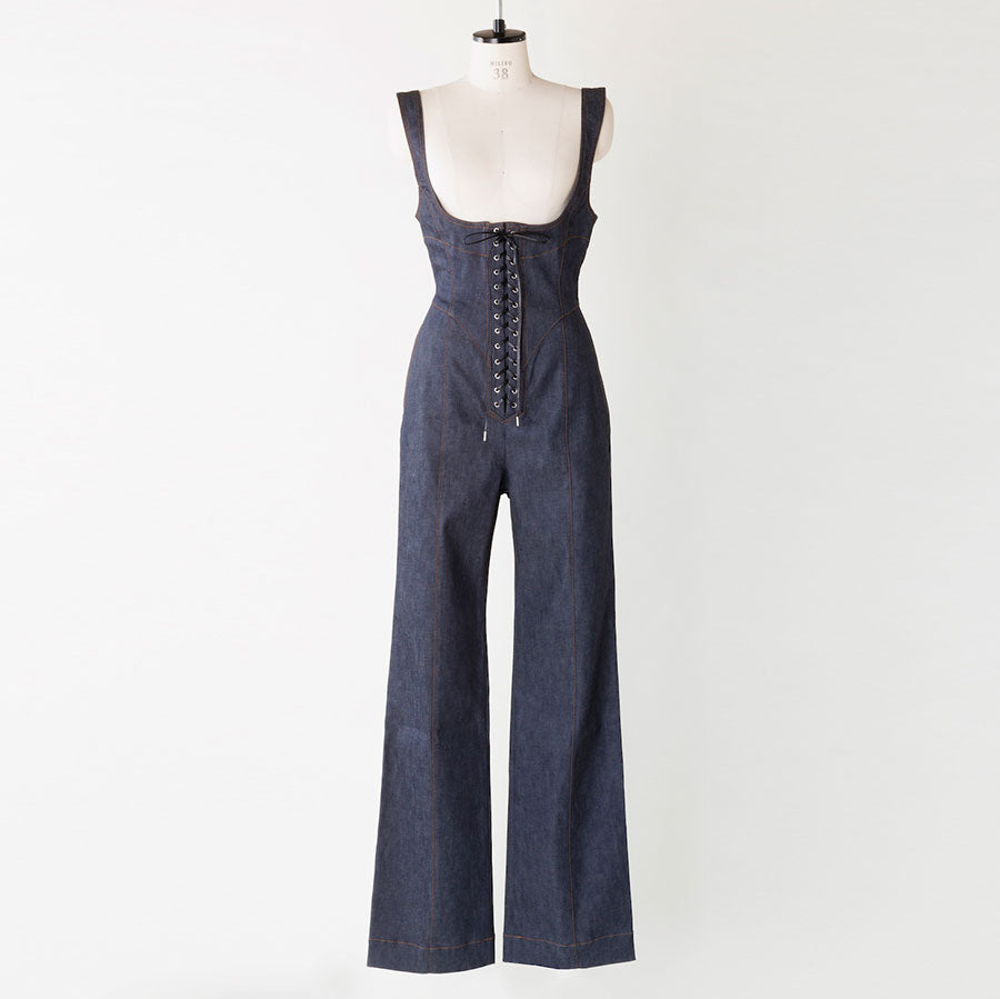 FETICO/フェティコ】DENIM UNDERBUST JUMPSUIT FTC234-0803の通販