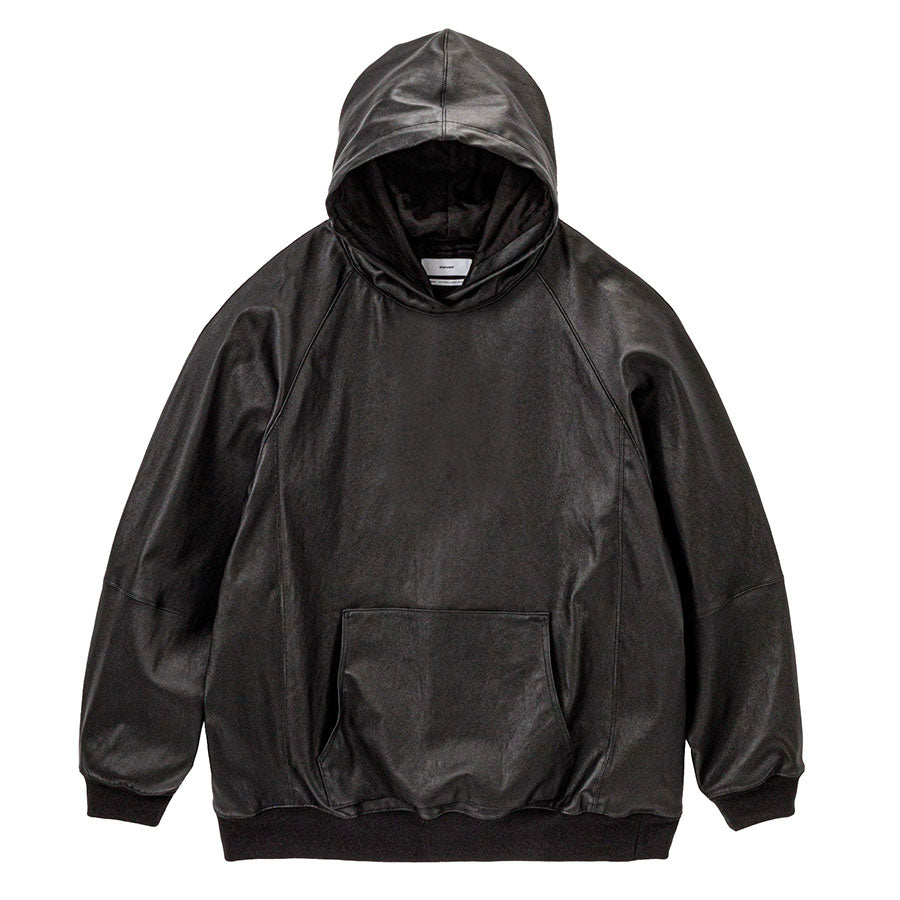 Graphpaper/グラフペーパー】Bonded Leather Hooded Pullover GM261
