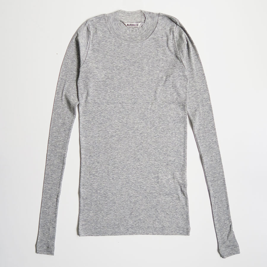 AURALEE/オーラリー】SUPER HIGH GAUGE SHEER RIB L/S TEE A26AP07HF