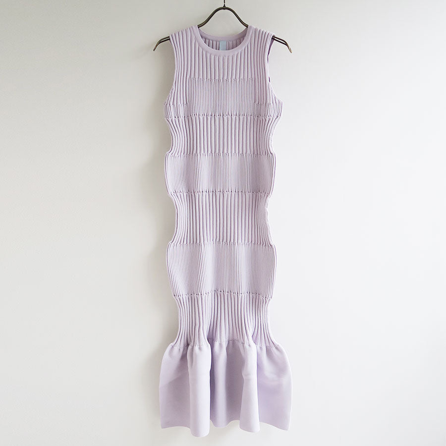 CFCL/シーエフシーエル】FLUTED SLEEVELESS MERMAID DRESS