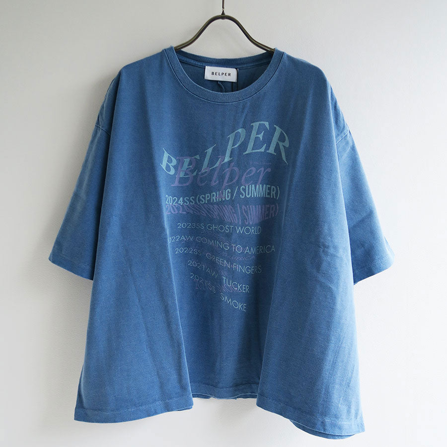 BELPER/ベルパー】WASHED TYPOGRAPHY T 2013-0124の通販