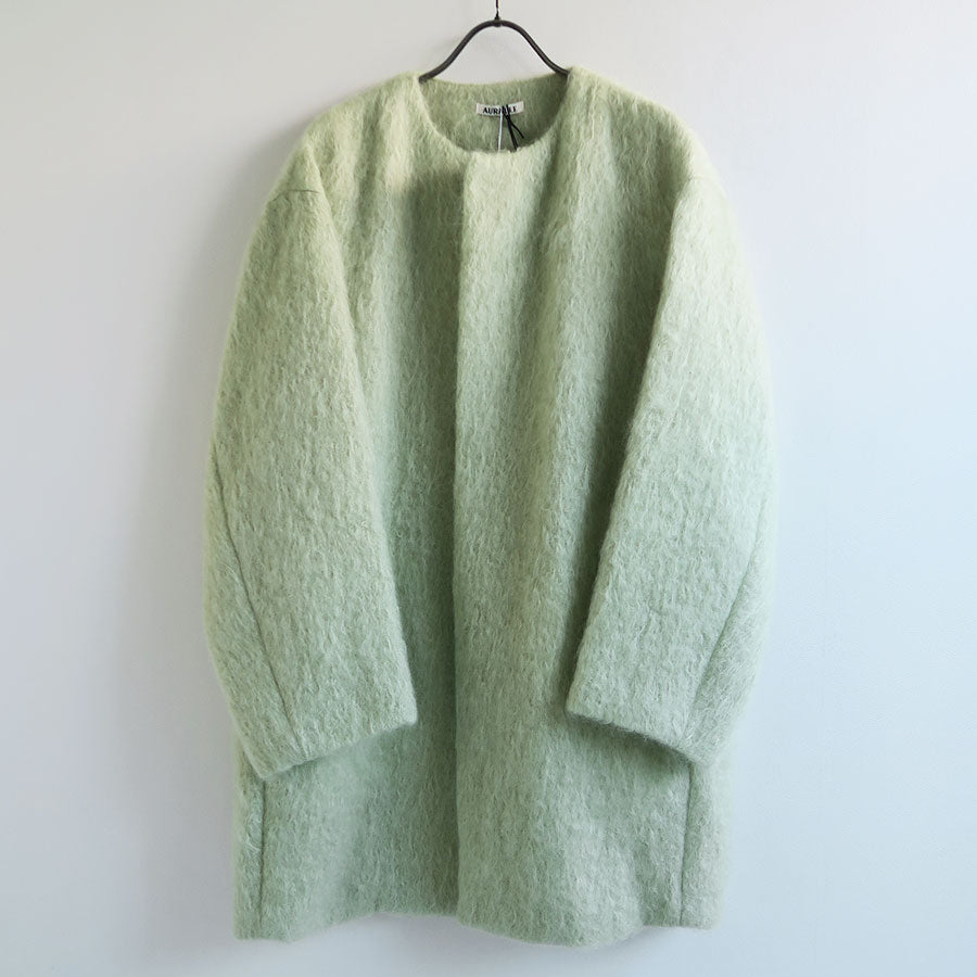 AURALEE/オーラリー】BRUSHED MOHAIR SHAGGY COAT A24AC01KSの通販 