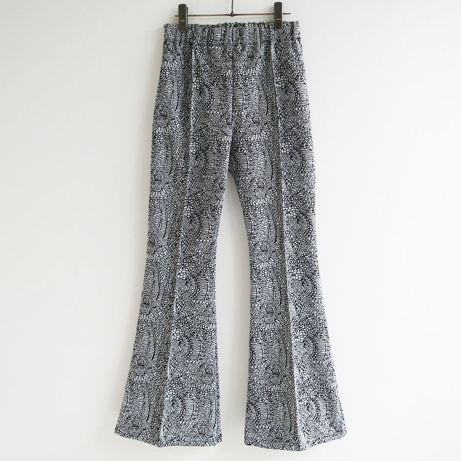 FUMIE=TANAKA フミエタナカJacquard flare pants フミエタナカ 買い ...